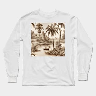 Jungle plateau landscape Long Sleeve T-Shirt